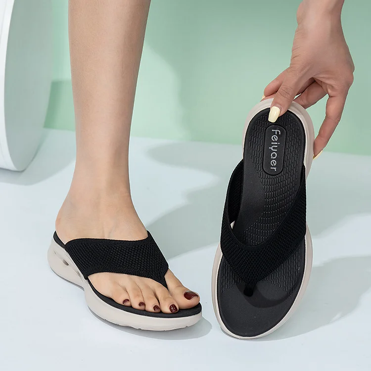 Women's Thick Bottom Beach Sandals Slippers Non-slip Wear-resistant Radinnoo.com