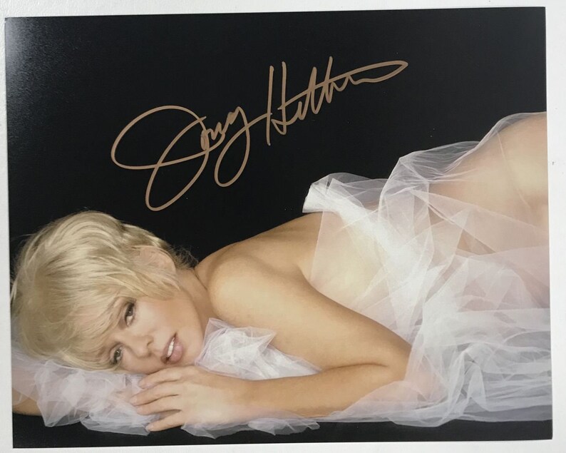 Joey Heatherton Signed Autographed Glossy 8x10 Photo Poster painting - COA Matching Holograms