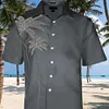 Gioiacombo&trade; Camicia con revers ricamati in tinta unita