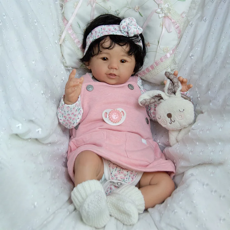 [New] 20" Lifelike Baby Dolls & Realistic Weighted Toddler with Blue Eyes Named Xiaku