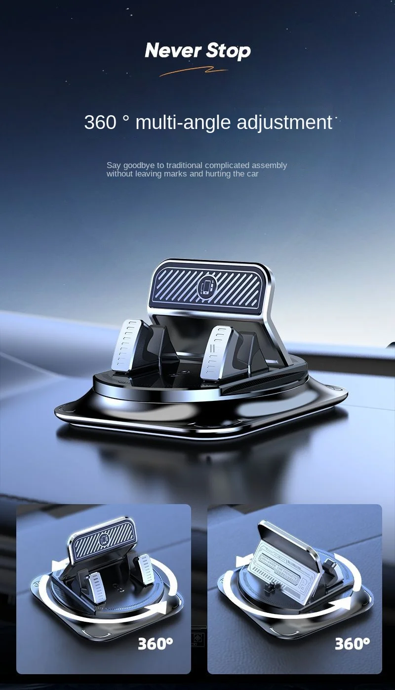 Car dashboard mobile phone holder