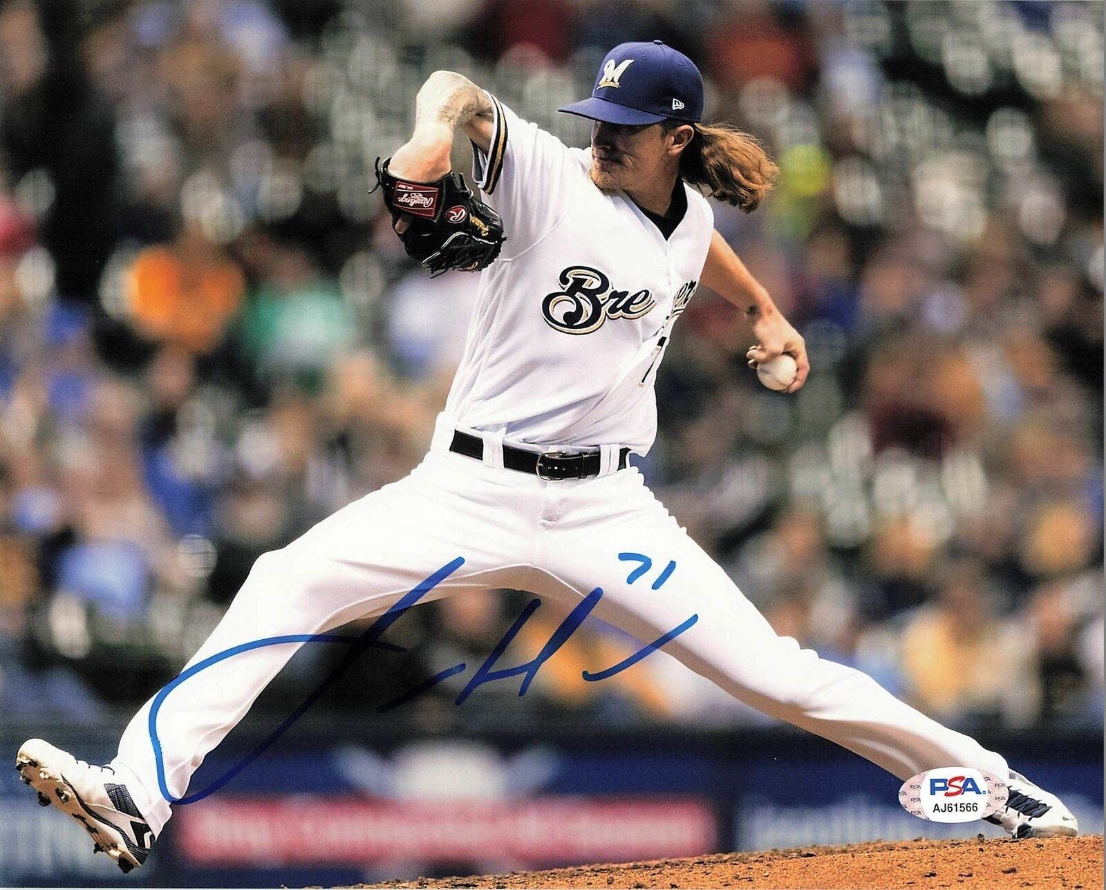 Josh Hader signed 8x10 Photo Poster painting PSA/DNA Milwaukee Brewers Autographed