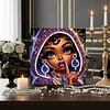 (Pre-Framed)Diamond Painting-DIY Crystal Rhinestone Girl(25x25cm)