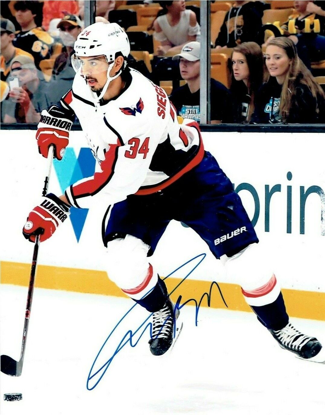 JONAS SIEGENTHALER autographed SIGNED WASHINGTON CAPITALS 8X10 Photo Poster painting