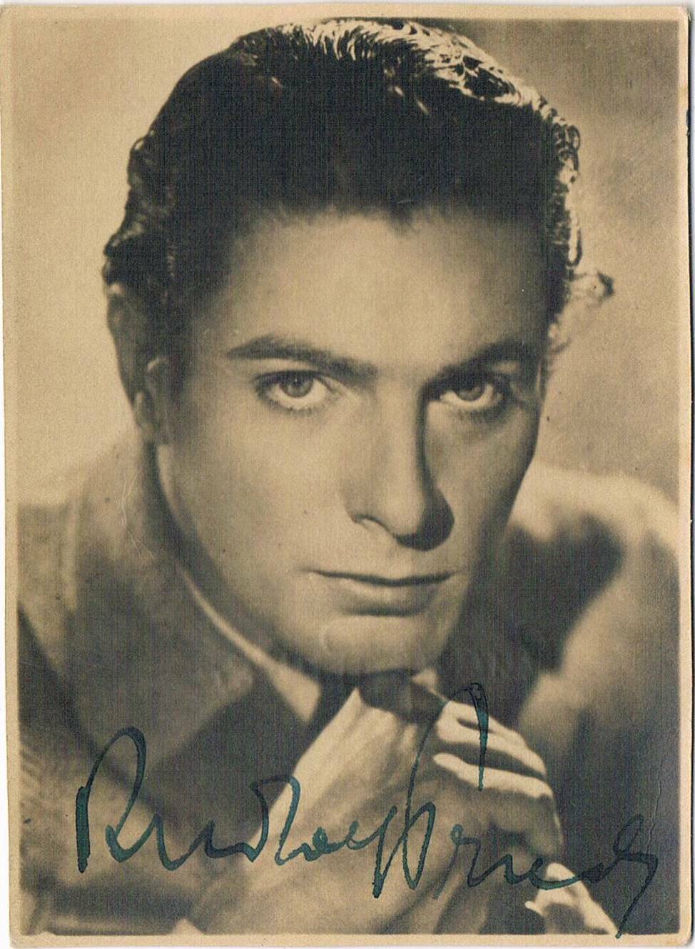 Rudolf Prack 1905-81 autograph signed postcard Photo Poster painting 3x4.5