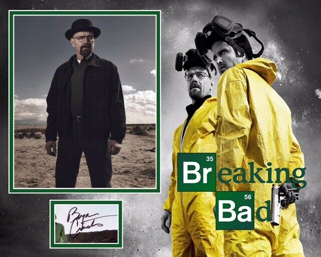 BRYAN CRANSTON SIGNED BREAKING BAD Photo Poster painting MOUNT (3) ALSO ACOA CERTIFIED