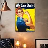 We Can Do It - Metal Tin Signs(8*12Inch/12*16Inch)