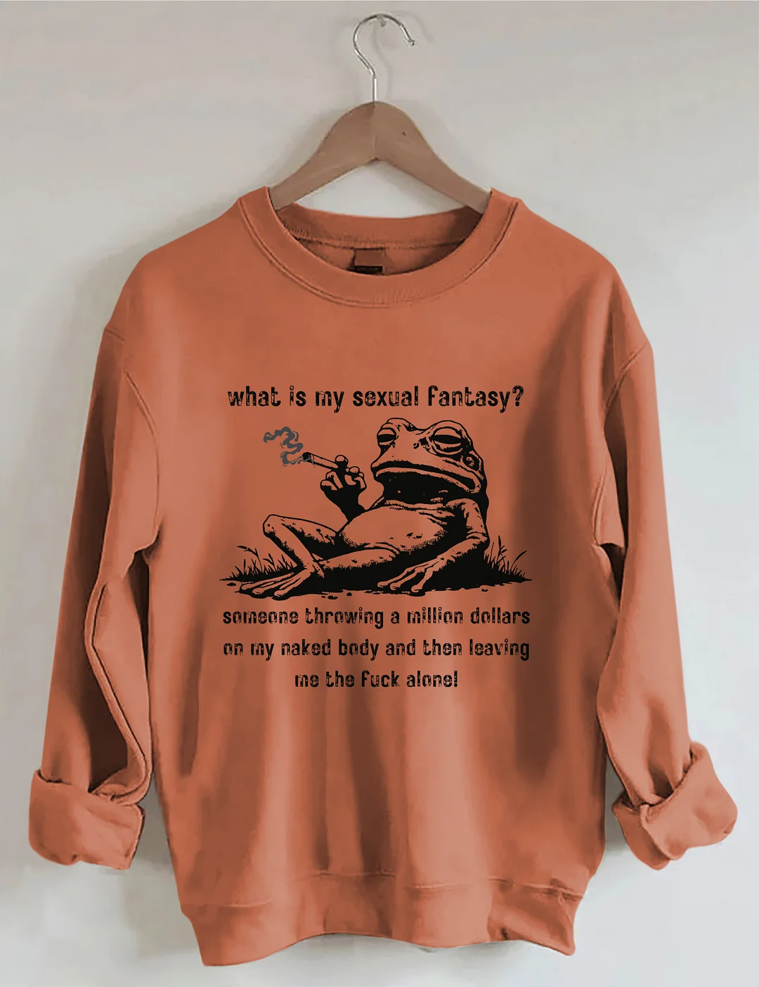 Funny Frog Graphic Sweatshirt