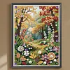Country Road-Pearls Painting Kit for Creativity DIY Pearl Dot Crafts for Gift Home Wall Decor 30*40CM