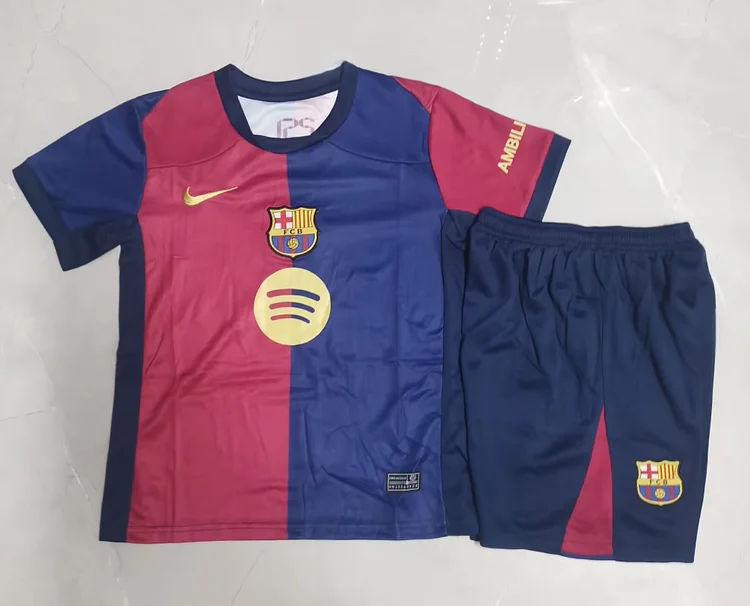 2024/25 Barcelona Home Jersey-Children's suit