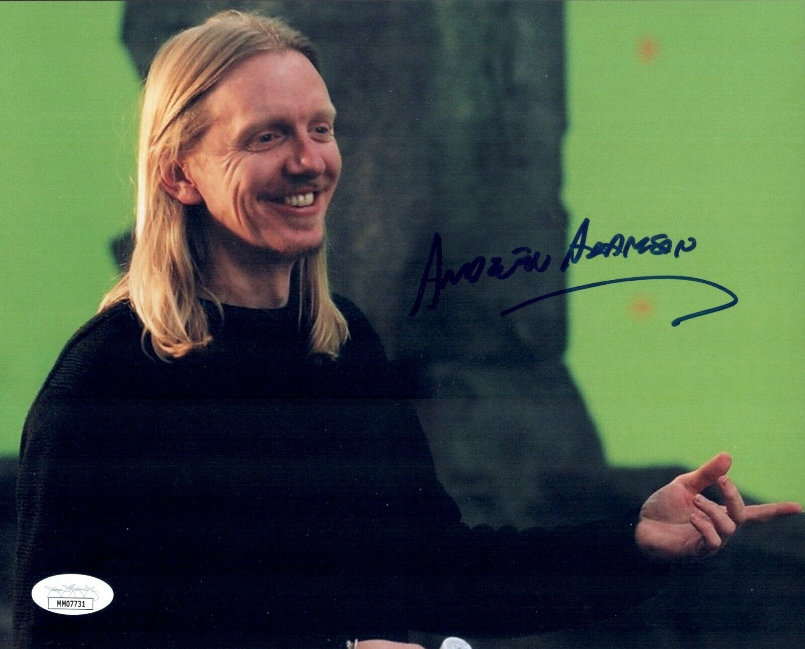 ANDREW ADAMSON Signed NARNIA / SHREK DIRECTOR 8x10 Photo Poster painting Autograph JSA COA