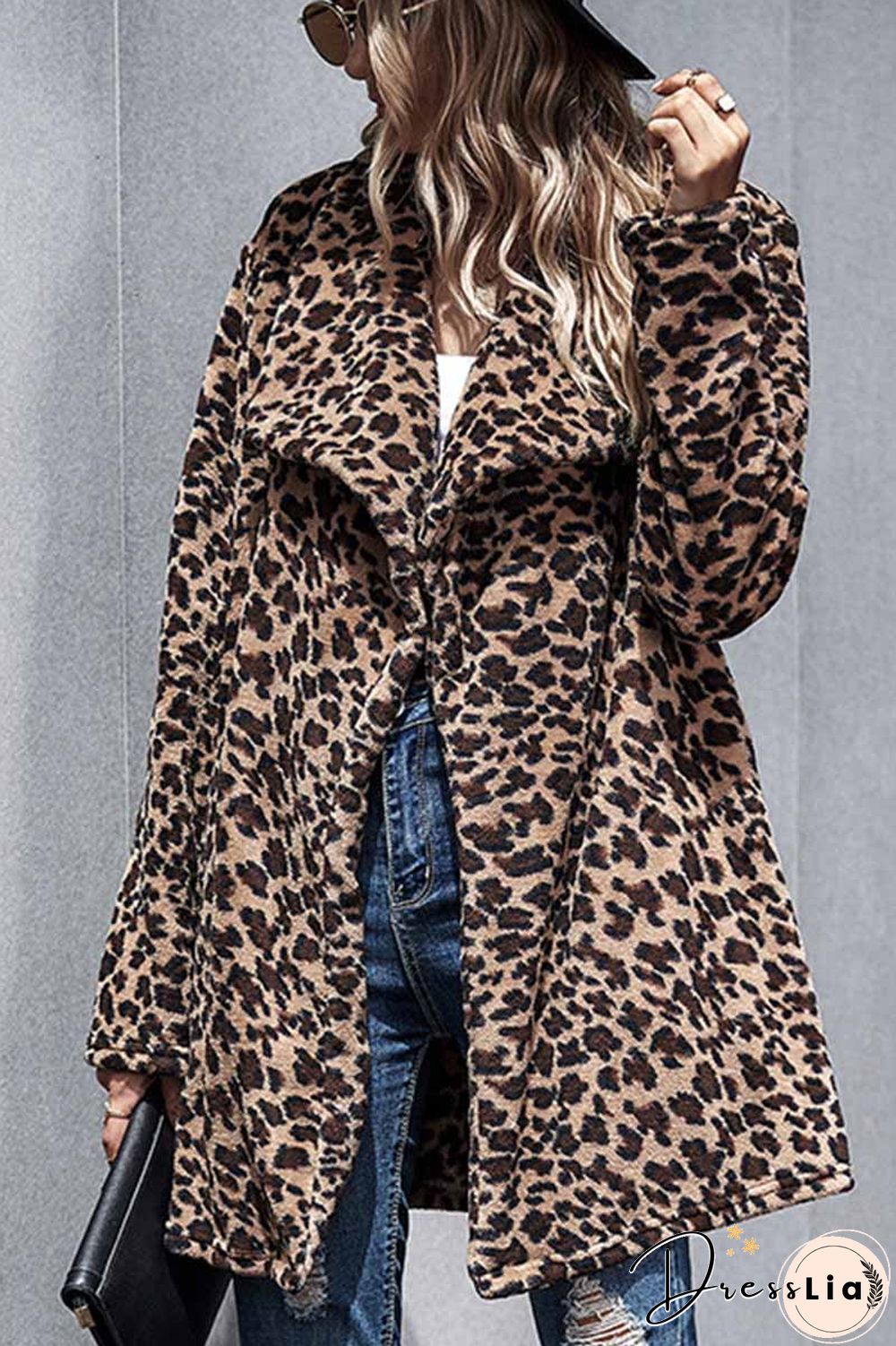 Sexy Leopard Long Coat
