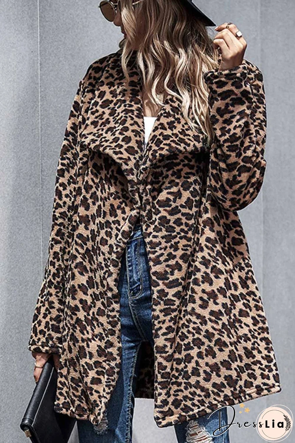 Sexy Leopard Long Coat