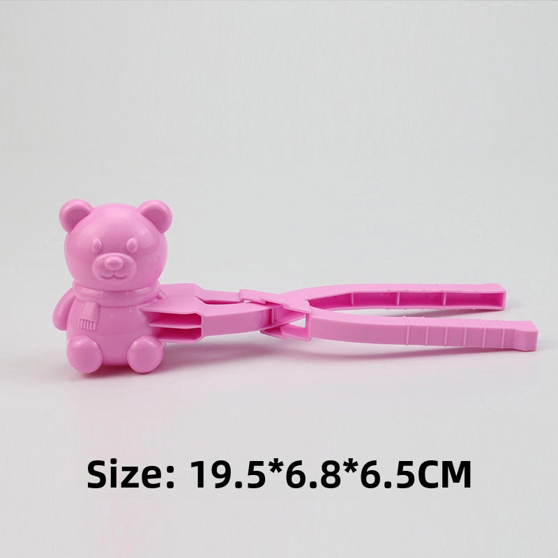 Children’s Winter Outdoor Toy Snow Clip Snowball Fight Artifact Snowflake Love Snowball Clip Play Snow Toy Sand Mold