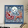 Santa Claus Driving-11CT Stamped Cross Stitch 50*50cm/19.69*19.69in tapestrymarket