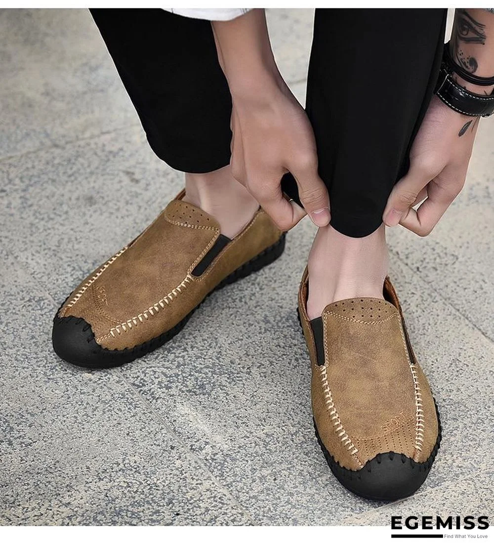 Casual Shoes Fashion Men's Shoes Casual Driving Shoes Soft Moccasins Flats Footwear Men Loafers | EGEMISS