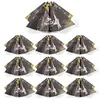 10PCS Outdoor Umbrella Lampshade Kraft Paper Hanging Lantern Cover for Camp Lamp