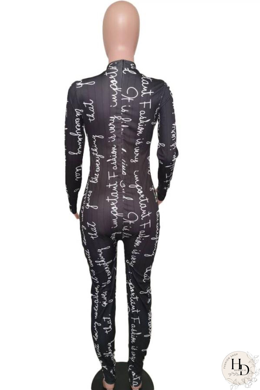 Red Fashion letter Print Polyester Long Sleeve O Neck