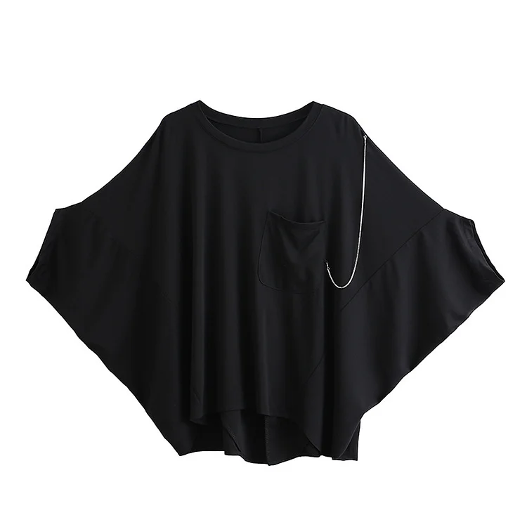 Comfortable and Breathable Batwing Sleeve Top