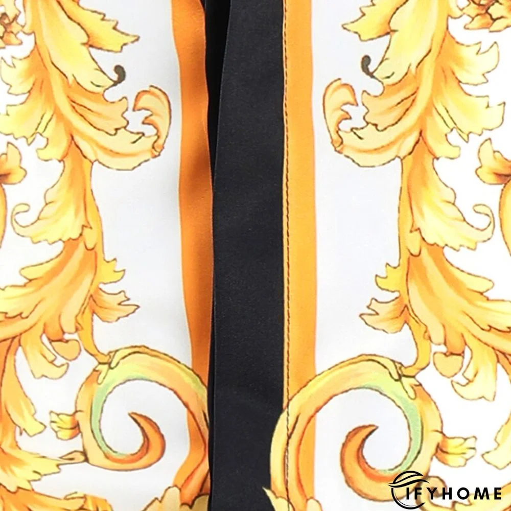 Men's Shirt Prom Shirt Classic Collar Spring &  Fall Long Sleeve Black White Red Geometric Party Casual Clothing Apparel Print | IFYHOME