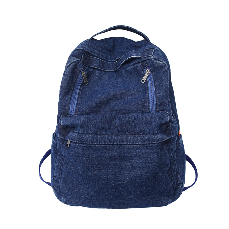 Fashion Ladies Denim Canvas School Backpack Boy Girl Travel Student Bag Female College Backpack Men Women Laptop Bags Rucksack Back to School