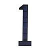 LED Illuminated Modern Address Sign IP44 Waterproof Personalized Solar Powered Address Number with Easy Installation UV Protection for Outside House Light Up Courtyard Hotel Bar
