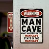 Warning - Metal Tin Signs(8*12Inch/12*16Inch) - Garage