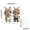 Diamond Painting Acrylic Easter Couple Diamond Painting Desktop Ornaments