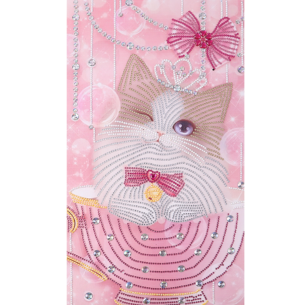 

Cute Cat - Special Shaped Diamond Painting - 30*50CM, 501 Original