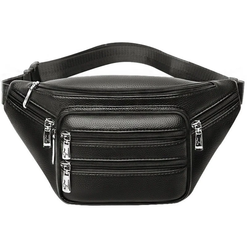 Fashion Faux Leather Waterproof Waist Bag