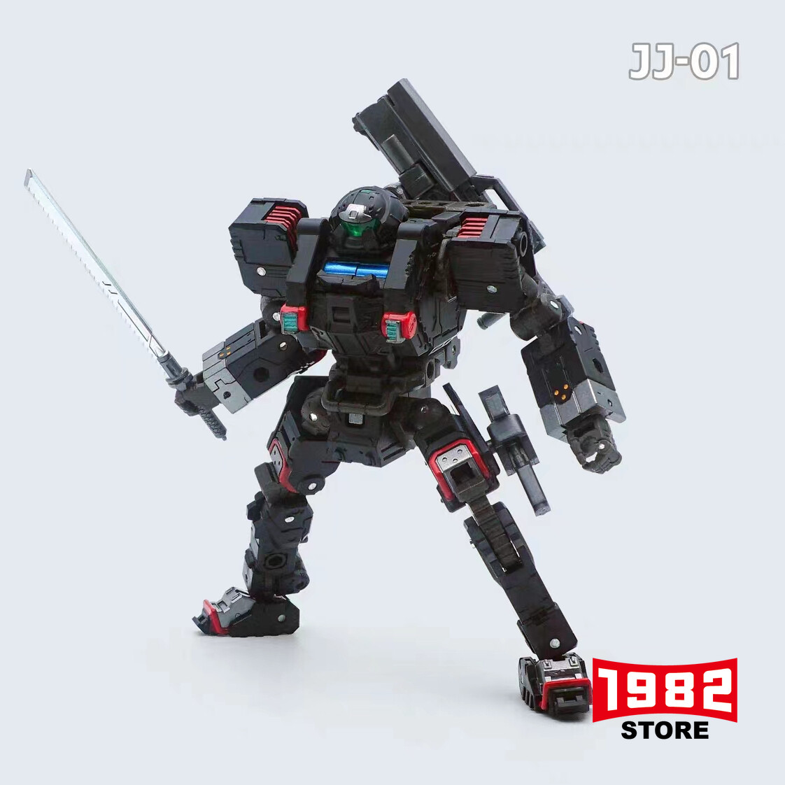MFT JJ01 Lost Planet Gamma Versaulter | Tactical Mover Diaclone Action Figure | Premium Collectible for Fans | Military-Style Toy with Accessories