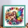 Butterfly Fairy-11CT Stamped Cross Stitch 45*45cm/17.72*17.72in