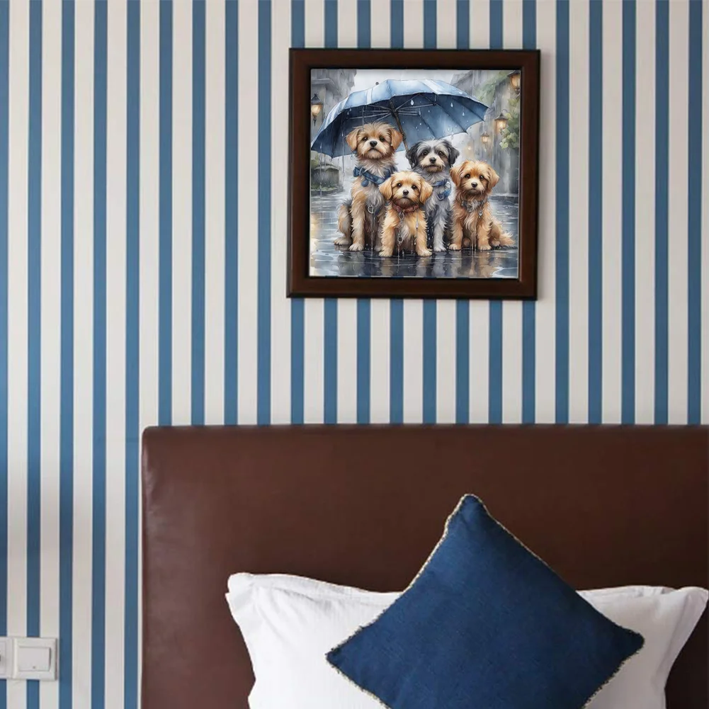 Diamond Painting - Full Round Drill - Dogs(Canvas|40*40cm)