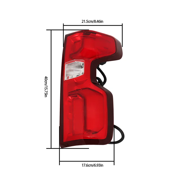 SEBLAFF 1 Pair of Tail Lights Rear Brake Lamps Replacement for 2019-2023 Silverado 1500 GM2800311, GM2801311