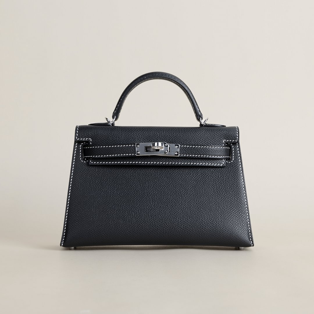 Mini Kelly II Epsom 89 Noir/37 Gold PHW