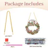 Christmas Diamond Painting Ornament Wreath Train Hanging Decor 9.45x9.45in