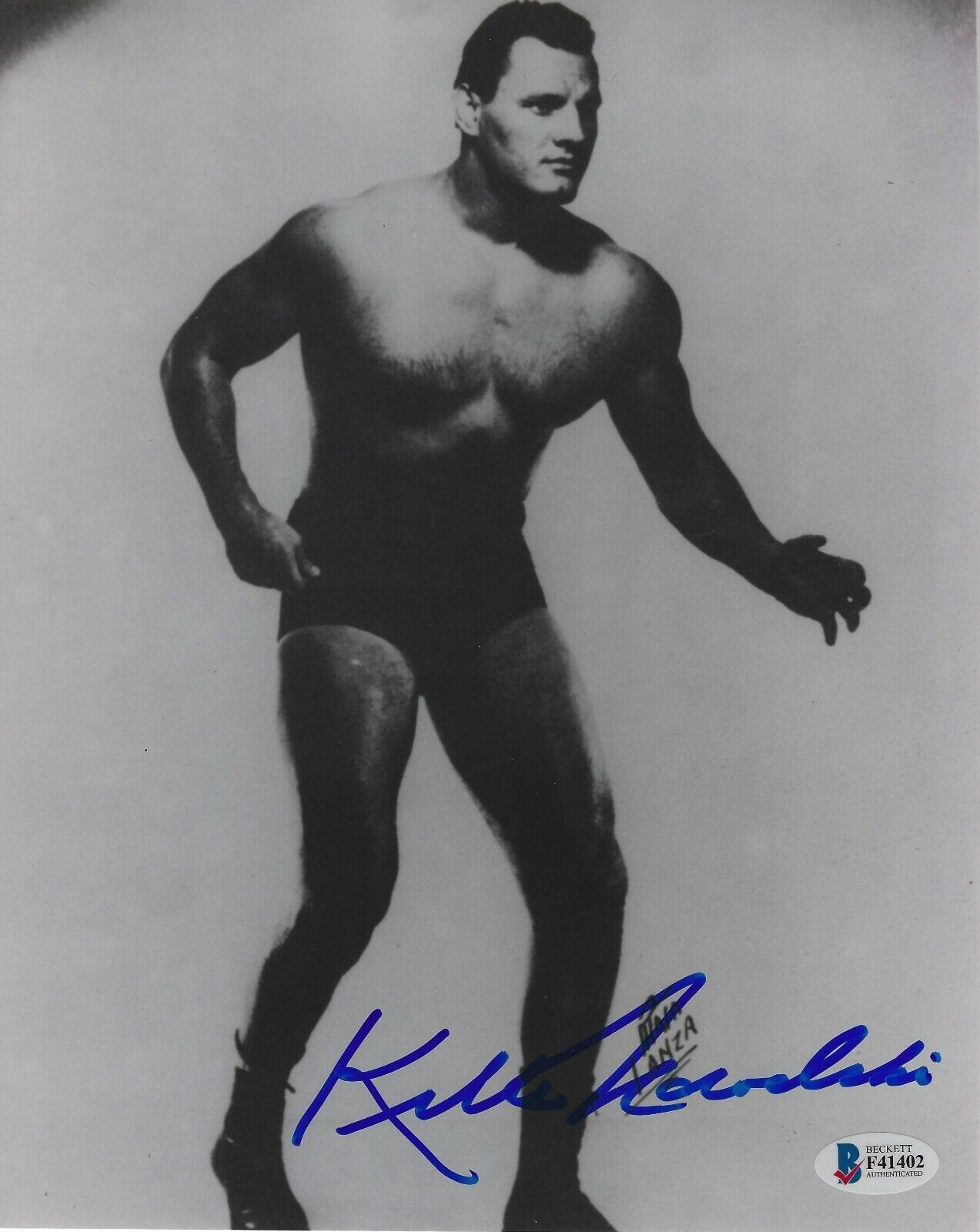 Killer Kowalski Signed 8x10 Photo Poster painting BAS Beckett COA WWE NWA Pro Wrestling Picture