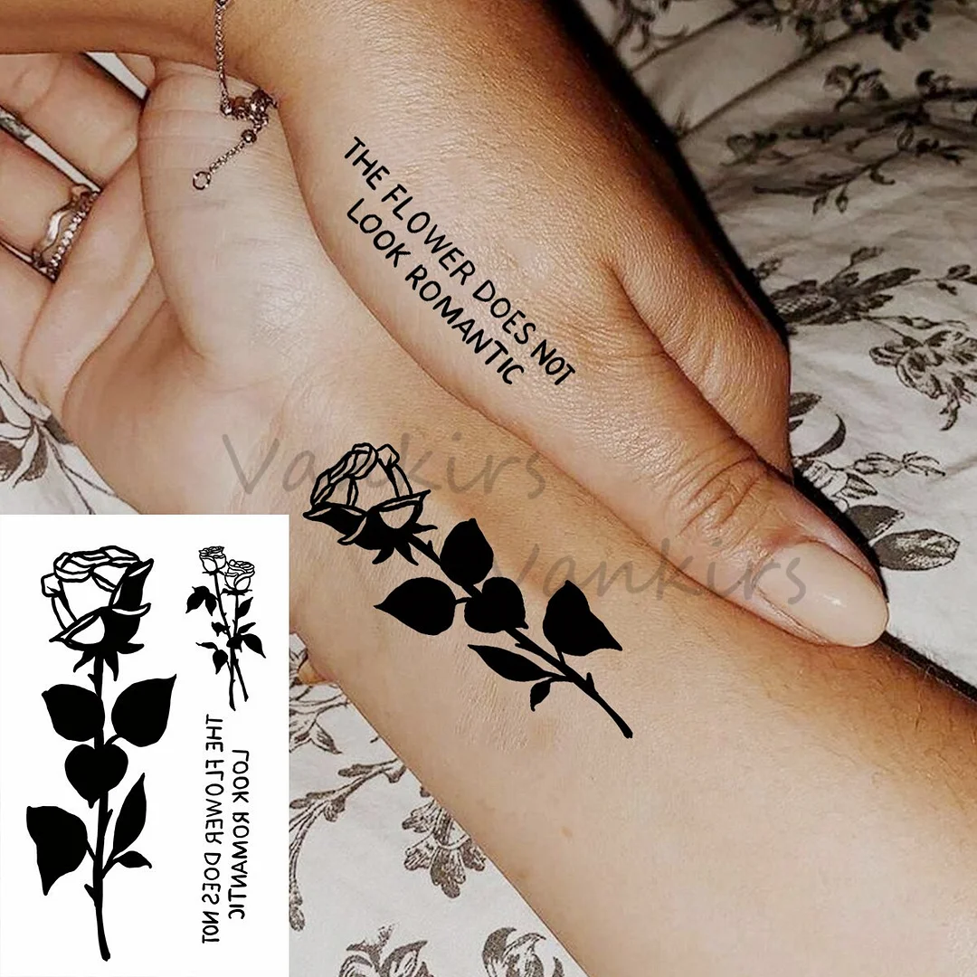 Sdrawing Cloud Coconut Tree Temporary Tattoos For Adults Girls Tiger Flower Compass Mountain Fake Tattoo Sticker Arm Leg Tatoos