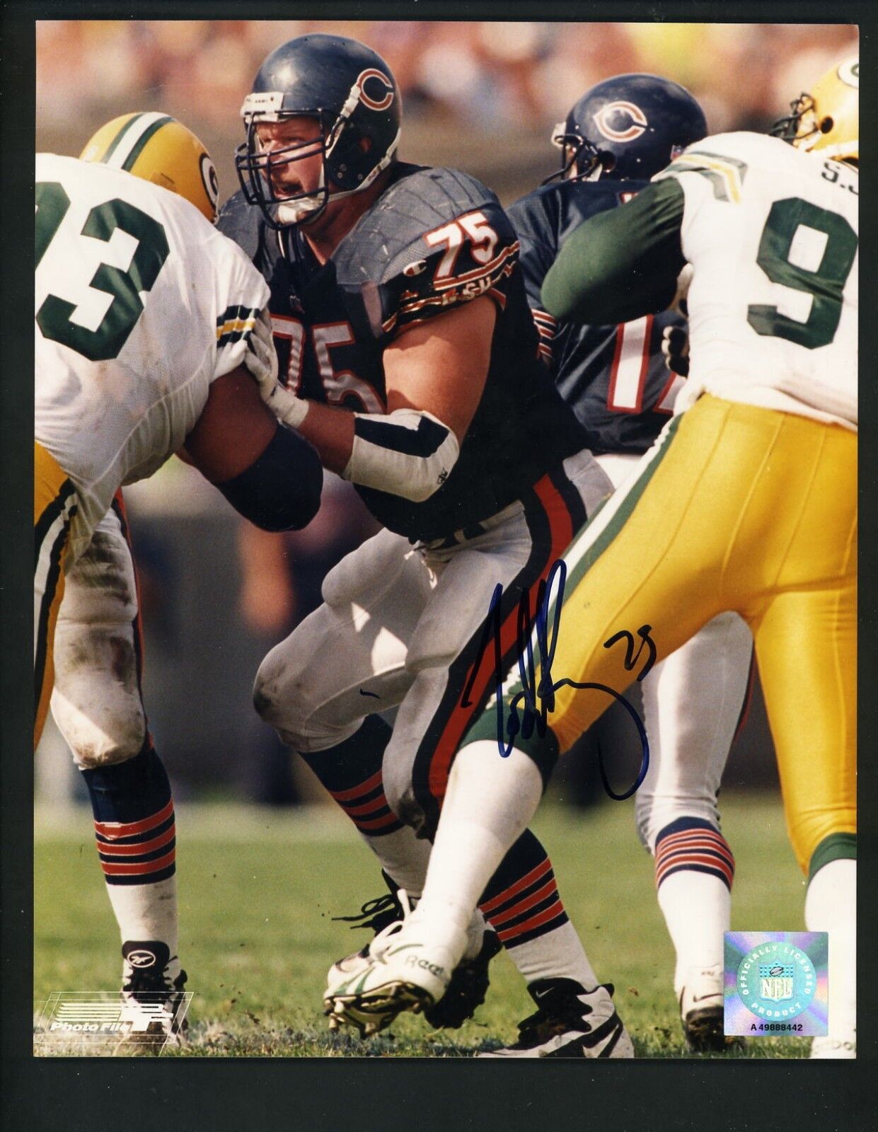 Todd Perry Signed Autographed 8 x 10 Photo Poster painting Chicago Bears