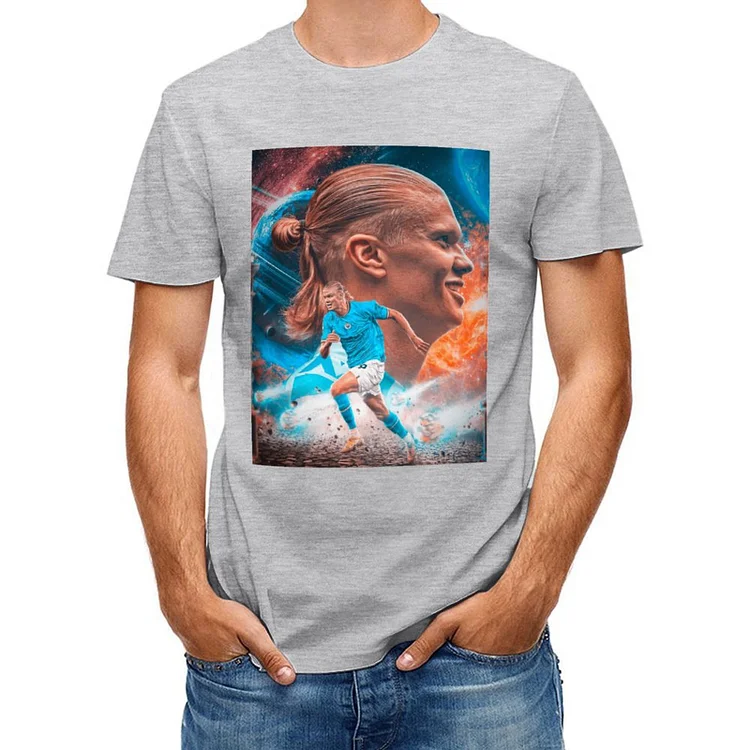 Erling Haaland Inspired Short Sleeve T-Shirt