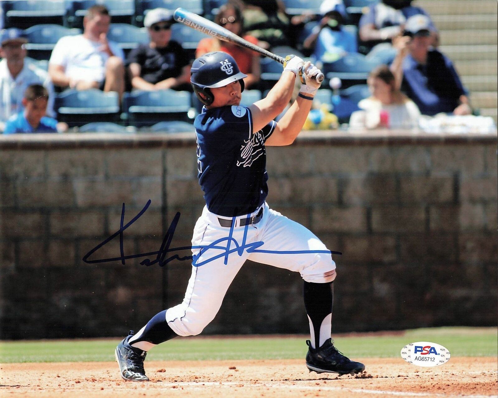 Keston Hiura signed 8x10 Photo Poster painting PSA/DNA Milwaukee Brewers Autographed