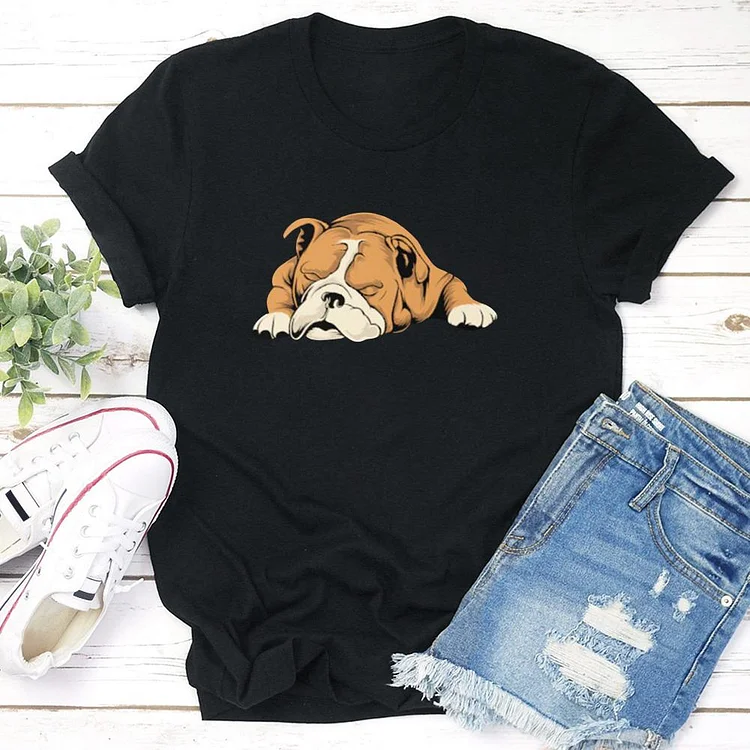 Cute dog  T-shirt Tee - 01619-Annaletters