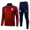 25/26 Arsenal Maroon Half-Zip Training Jacket Set