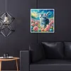 Diamond Painting-DIY Crystal Rhinestone Cat(40x40 CM)