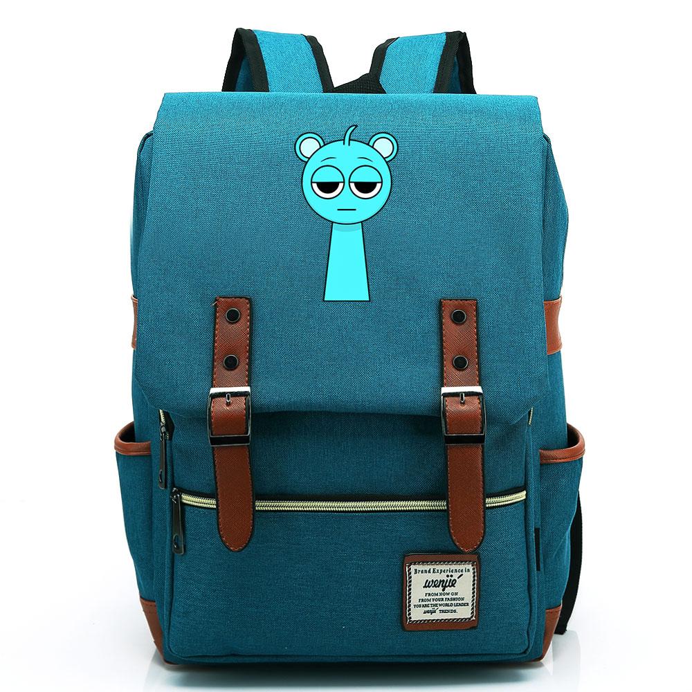 Mayoulove Sprunki Backpack Lightweight Design with Multiple Pockets for School and Outdoor Activities-Mayoulove