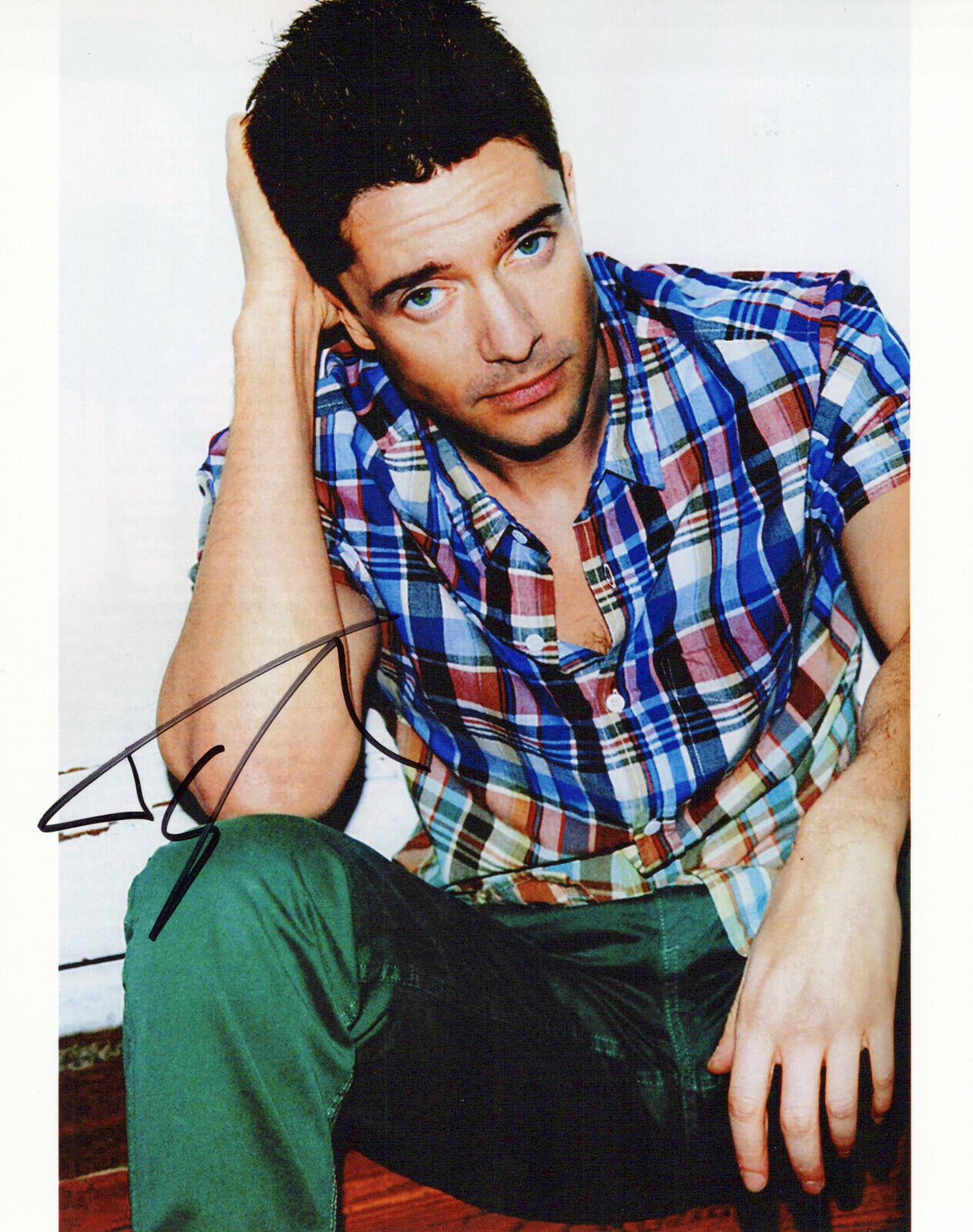 Topher Grace head shot autographed Photo Poster painting signed 8x10 #2