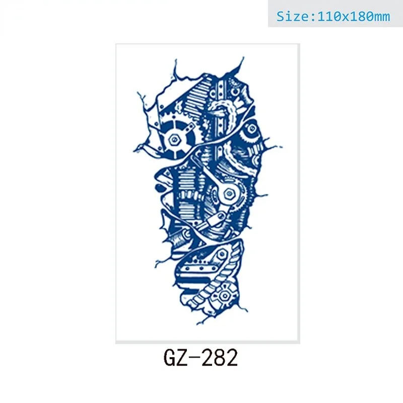 Net Red Herbal Juice Semi-permanent Waterproof Sweat-proof Tattoo Masking Scar Tattoo Sticker Herbal Juice Tattoo Sticker