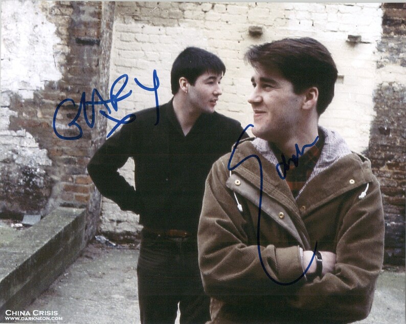 Gary Daly & Eddie Lundon Signed Autographed China Crisis