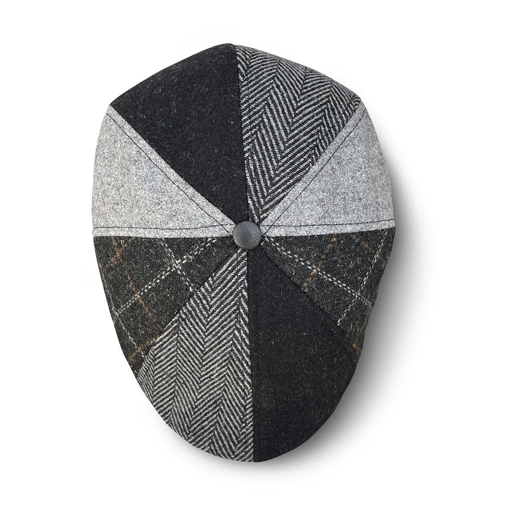 Hatsfashion-The Bootstrap   Cap - Black & Grey Plaid