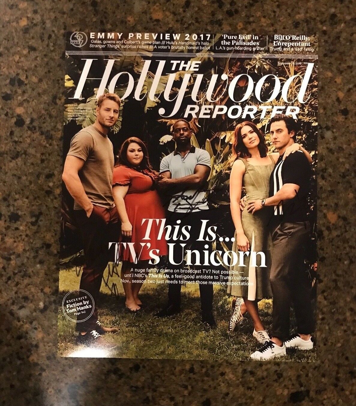 * THIS IS US * signed autographed 11x14 Photo Poster painting * STERLING, MILO & CHRISSY * 1